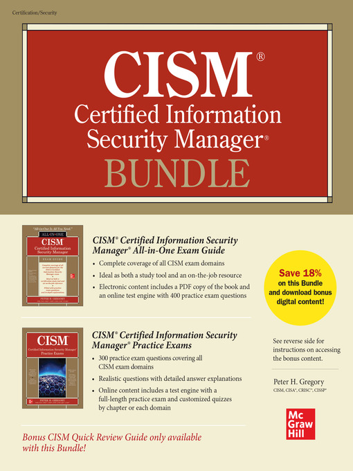 Title details for CISM Certified Information Security Manager Bundle by Peter H. Gregory - Wait list